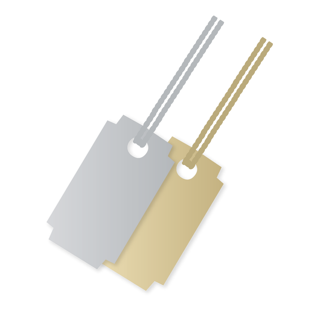 Arch Crown Plastic String Tag Arch Crown Jewellers Accessories