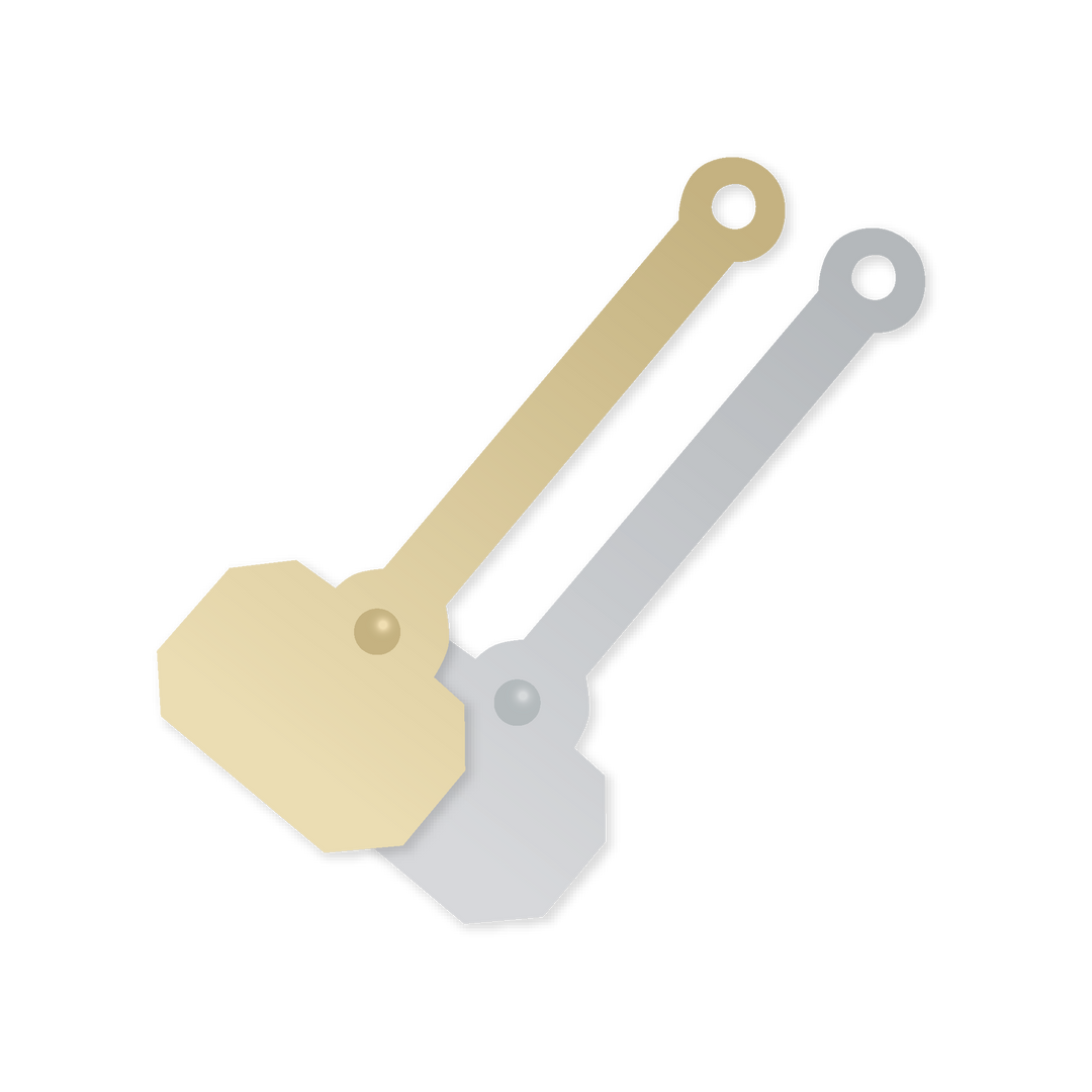Arch Crown Button Fastener Tag | Arch Crown Jewellers Accessories ...