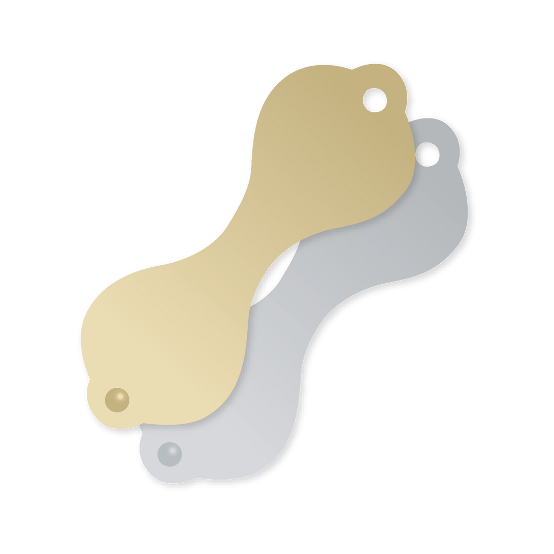 Arch Crown Button Fastener Tag | Arch Crown Jewellers Accessories ...