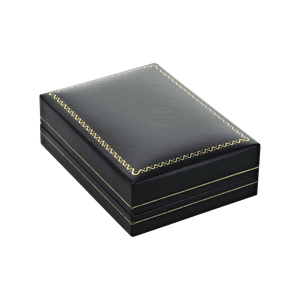 Classic Black Leatherette Pendant Box