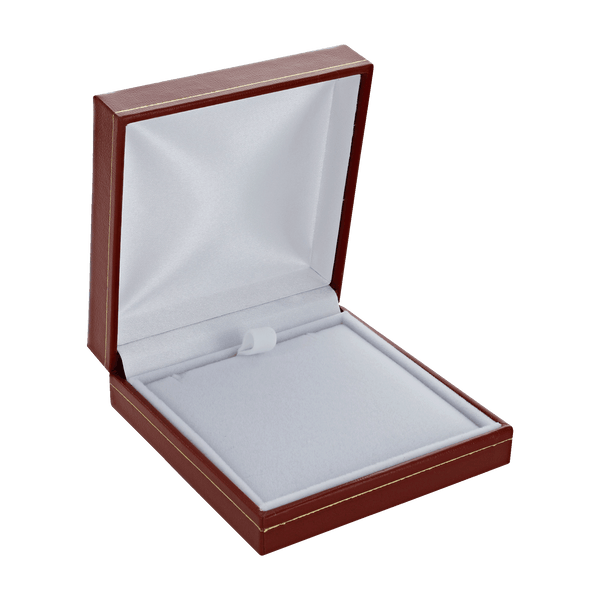Classic Red Leatherette Universal Jewellery Box