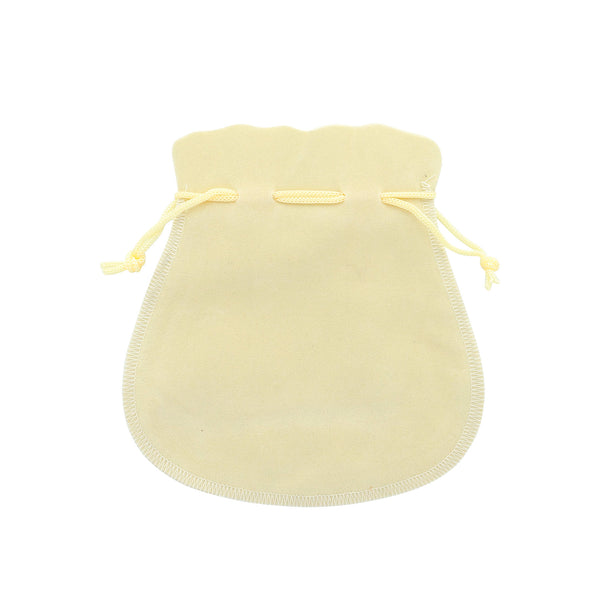 DG6 Large Flock Drawstring Pouch Guinevere Natural